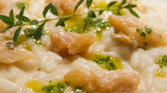 Risotto al baccalà